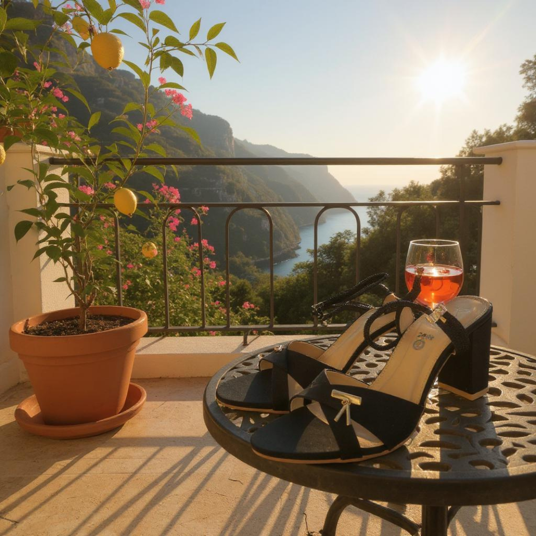 Lush Plum Strappy Heels with Modern Elegance