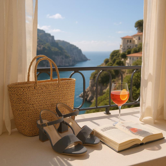 Mist & Glow Grey Summer Sandals