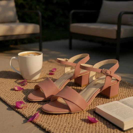 Blush Bloom Vibrant Pink Sandal