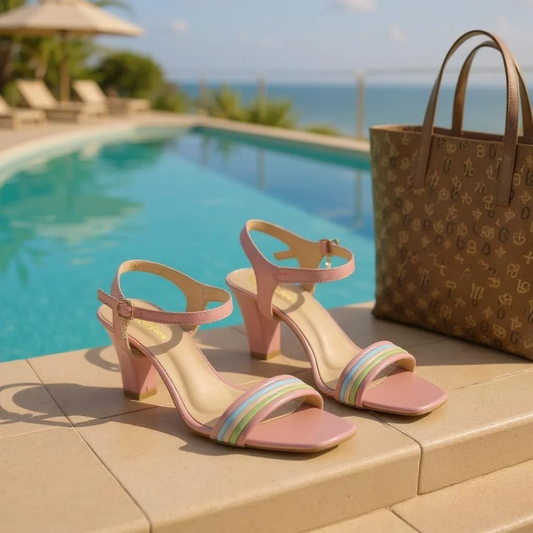 Tropic Rush Vibrant Pink Summer Sandal