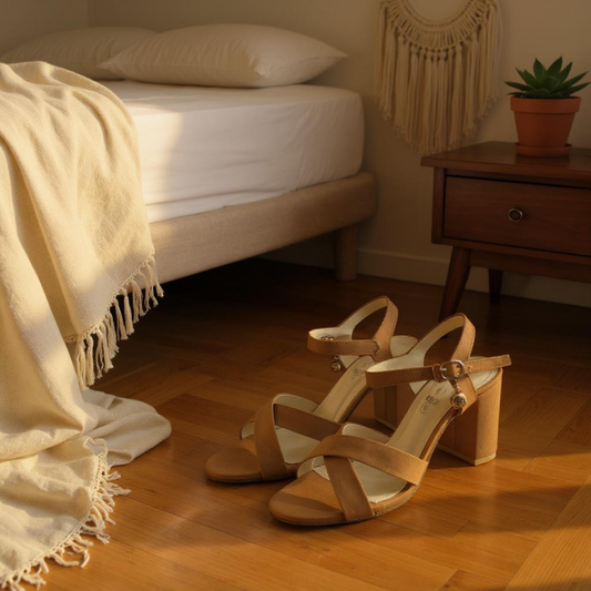 Sahara Whisper Effortless Tan Color Sandal